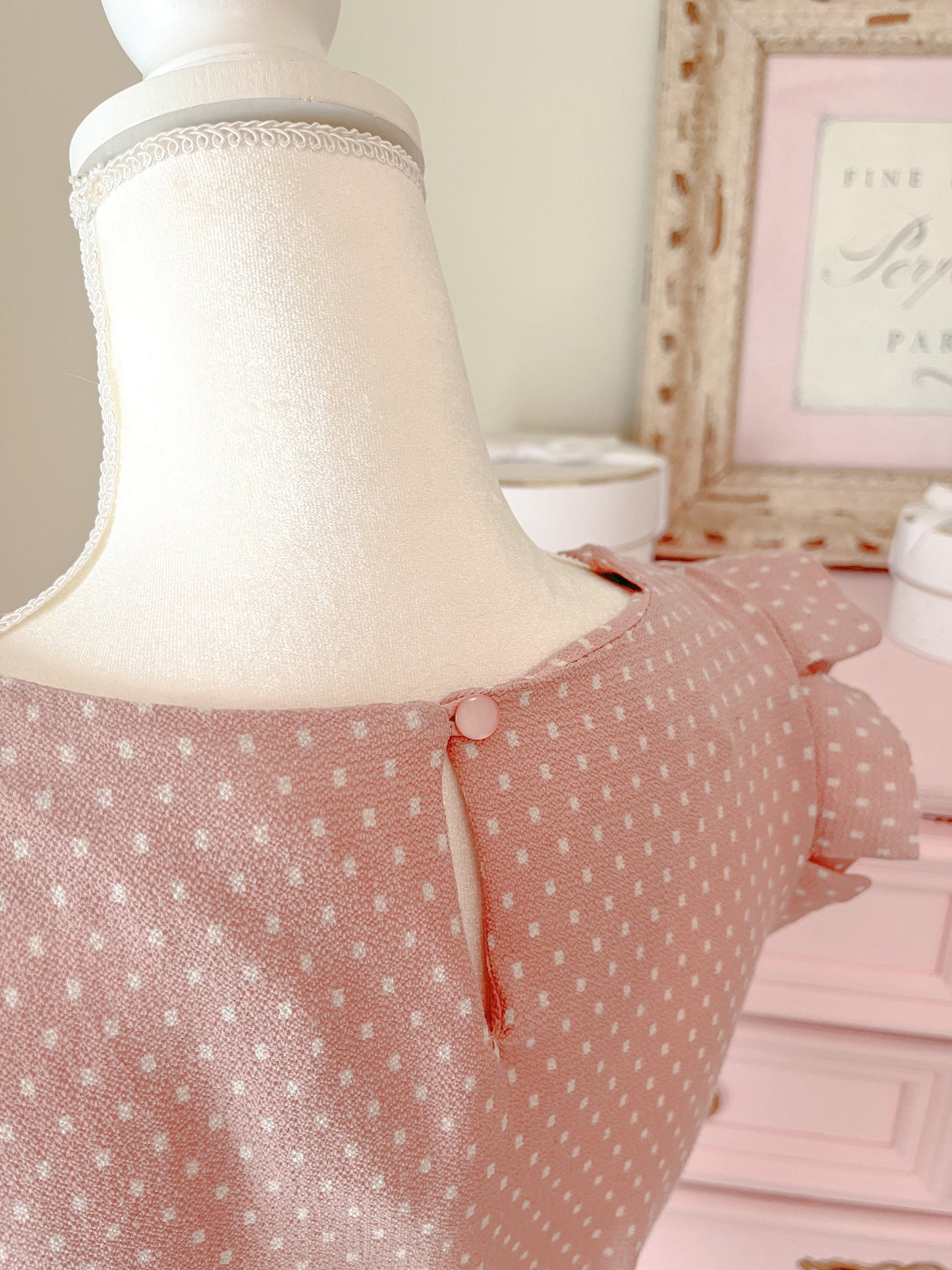 Mauve Pink Chic Top size small