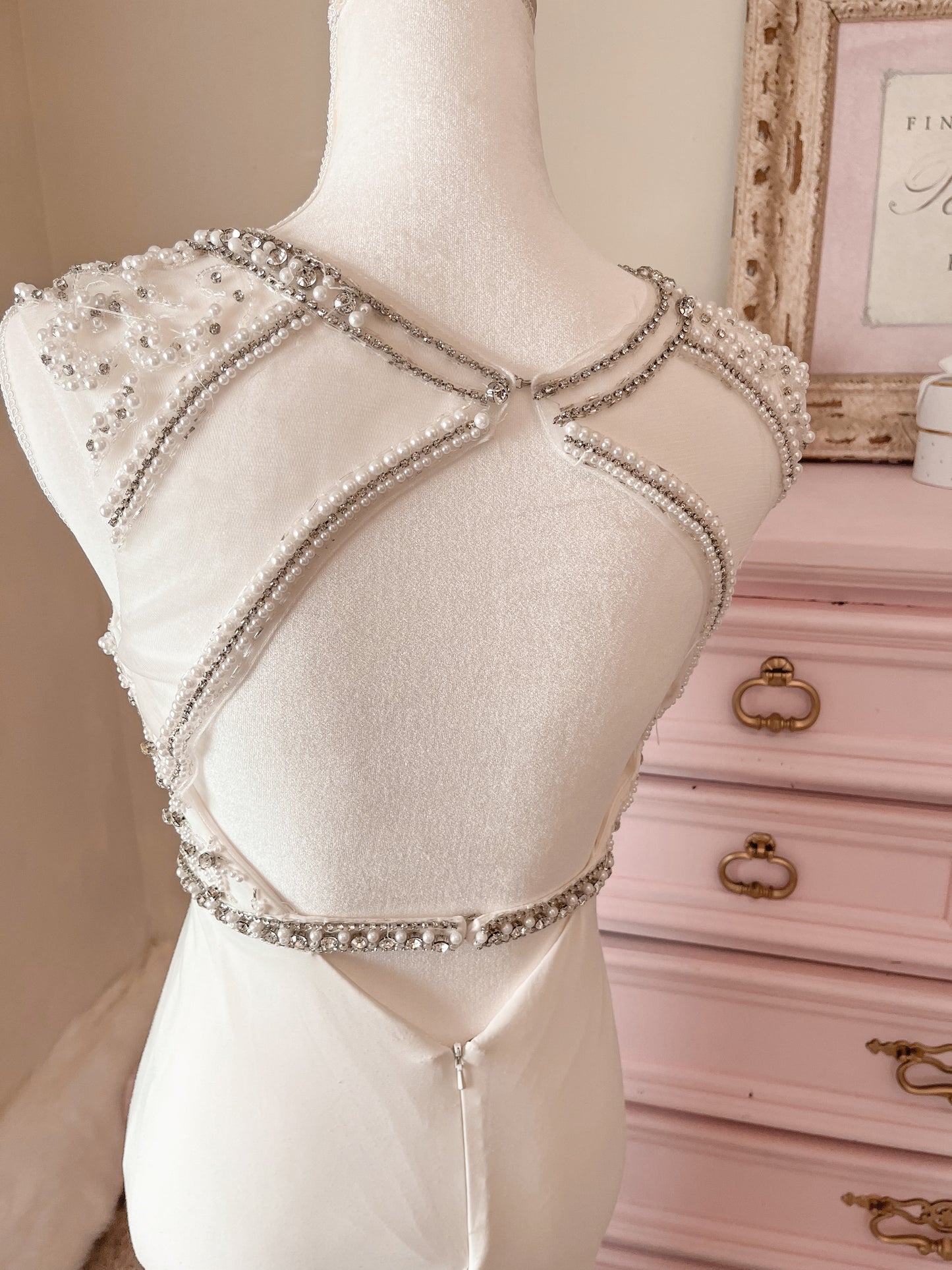 Diamonds and Pearls White Dress size 1-2