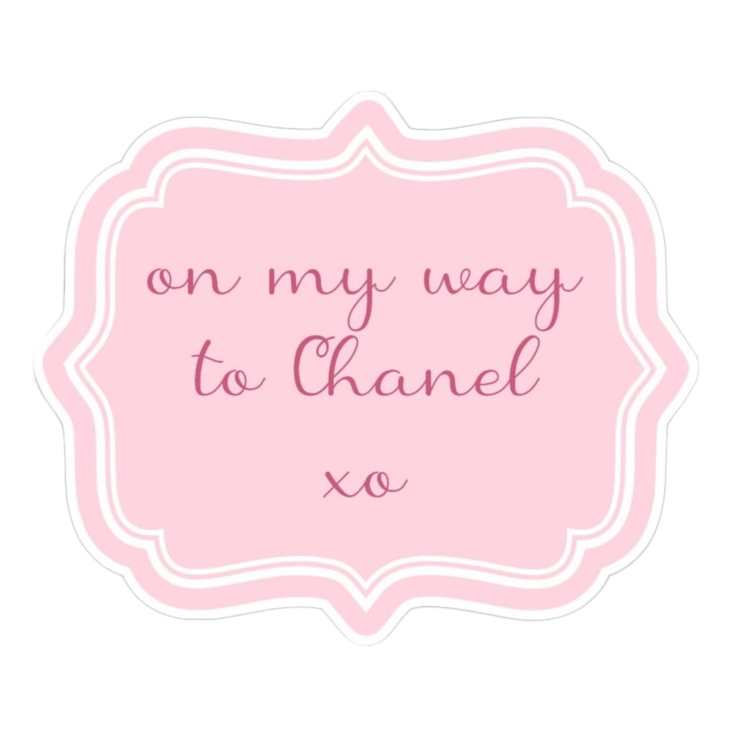On My Way Car Decal