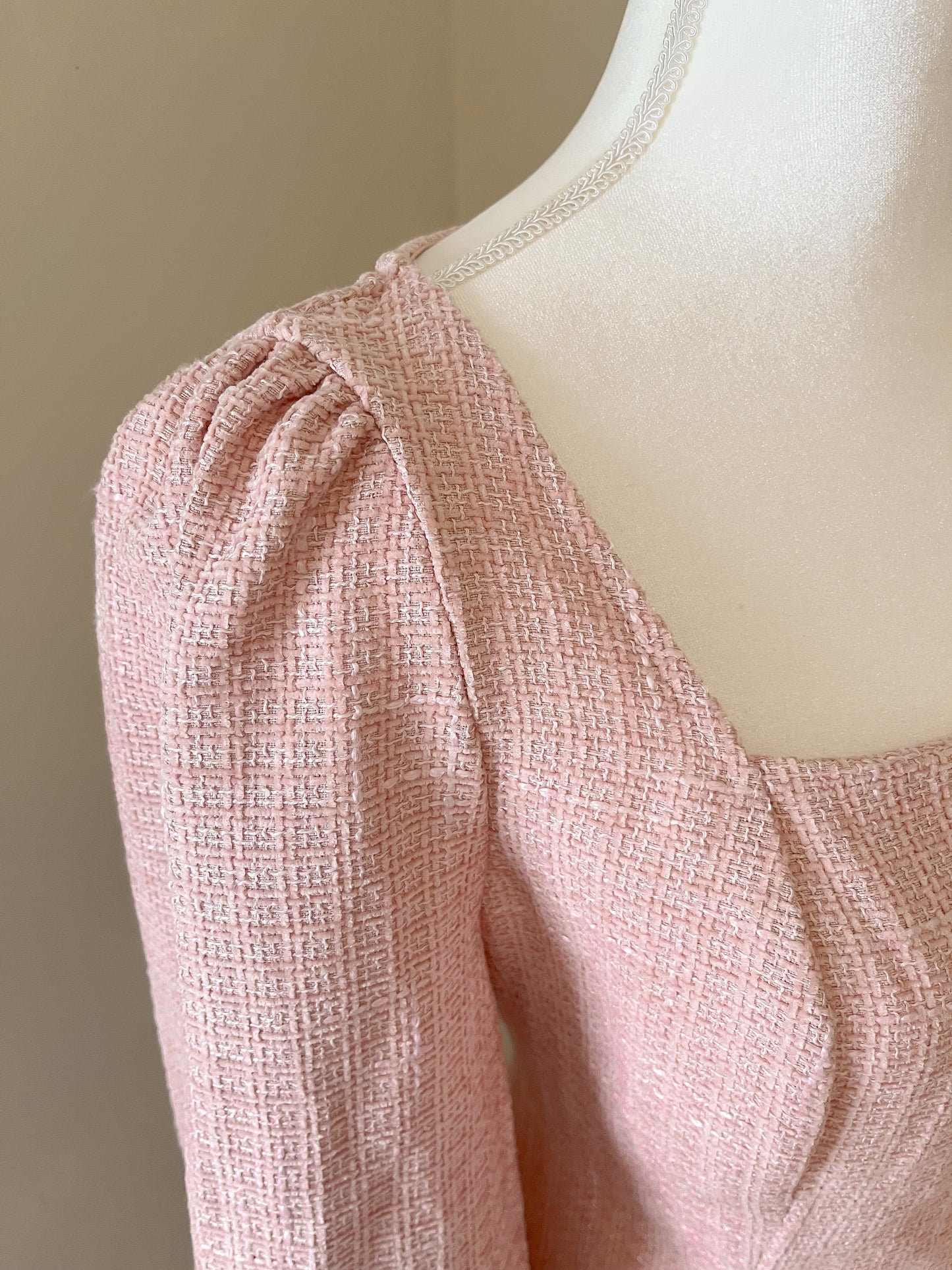 Pink Tweed Dress size USA 12 Women’s