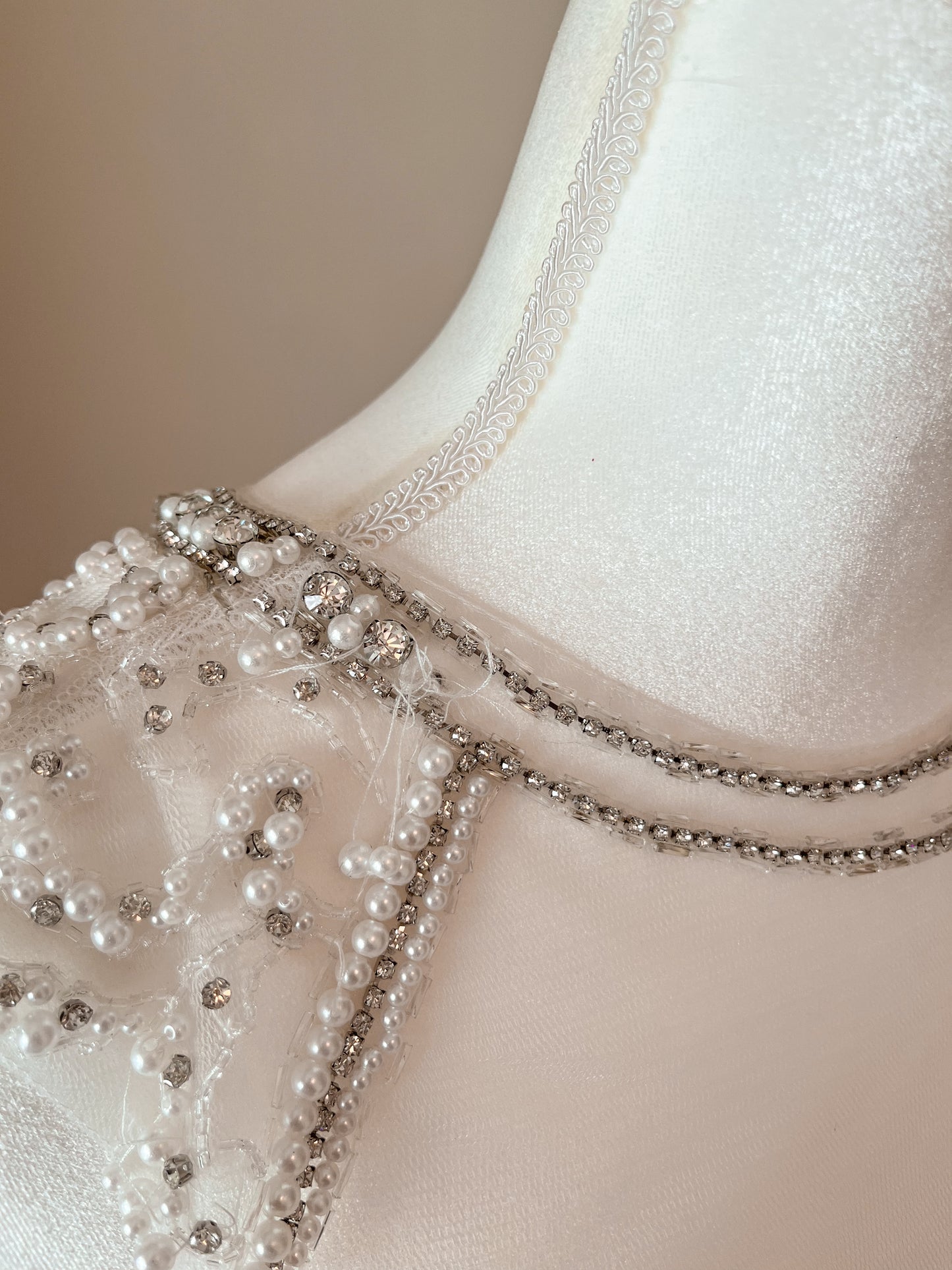 Diamonds and Pearls White Dress size 1-2