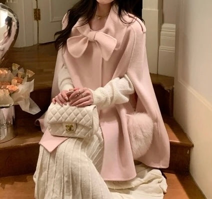 Pretty Like Penelope Pink Bow Coat