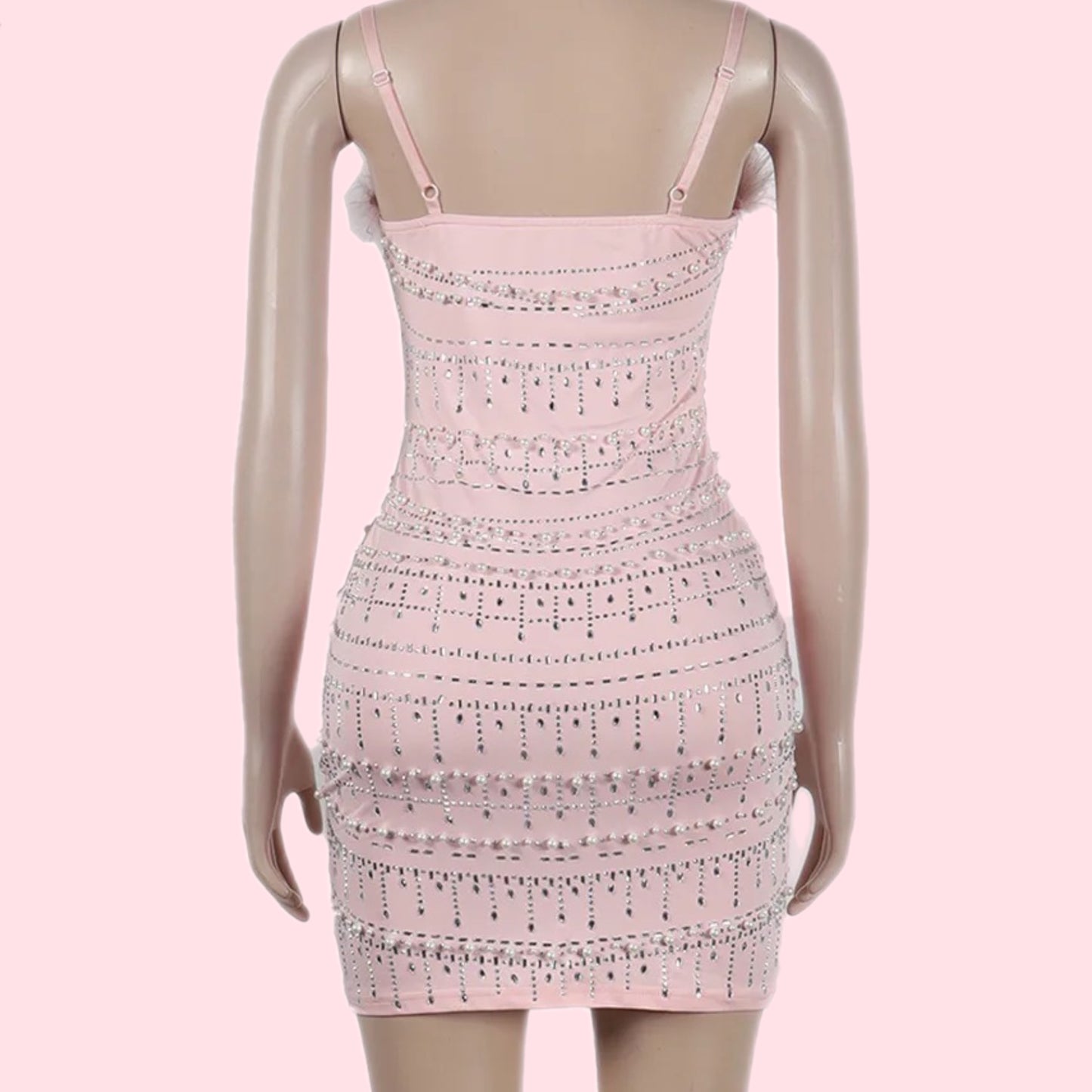 Sparkle en Pink Dress