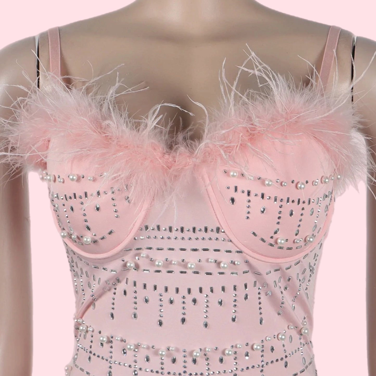 Sparkle en Pink Dress