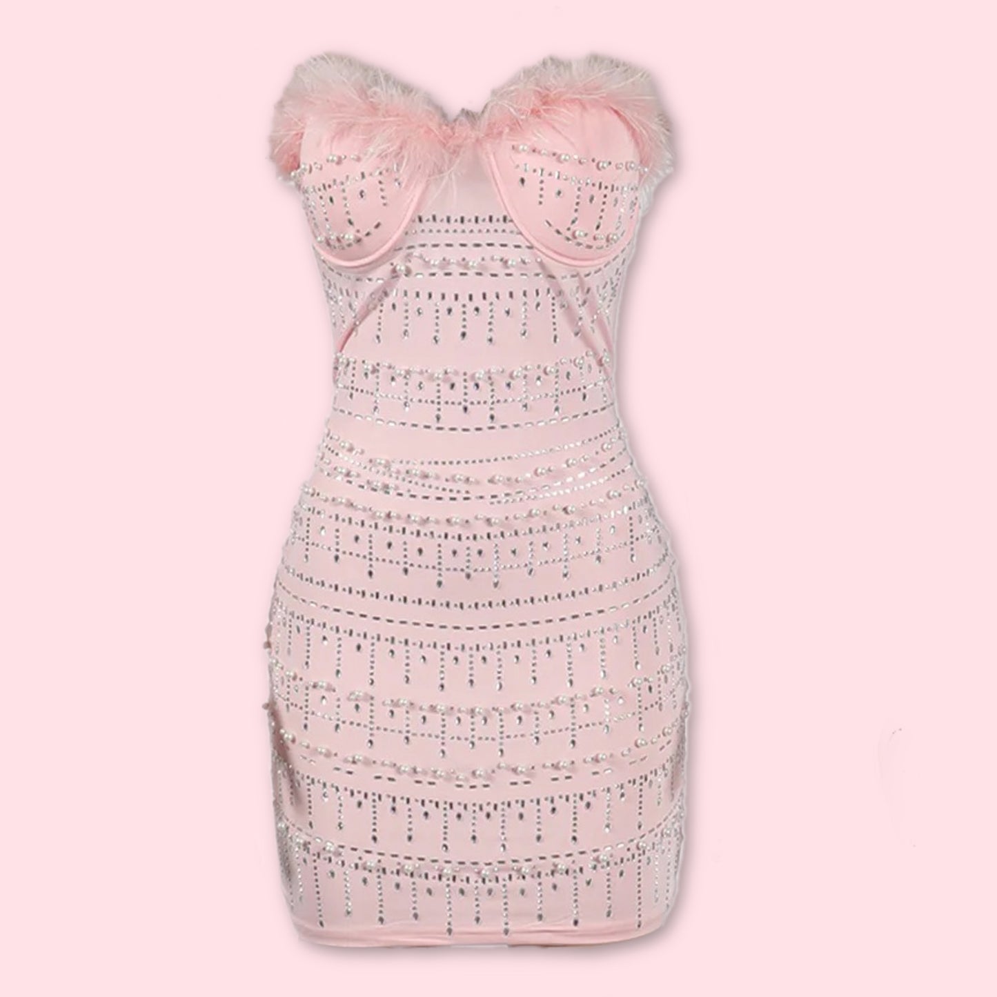 Sparkle en Pink Dress