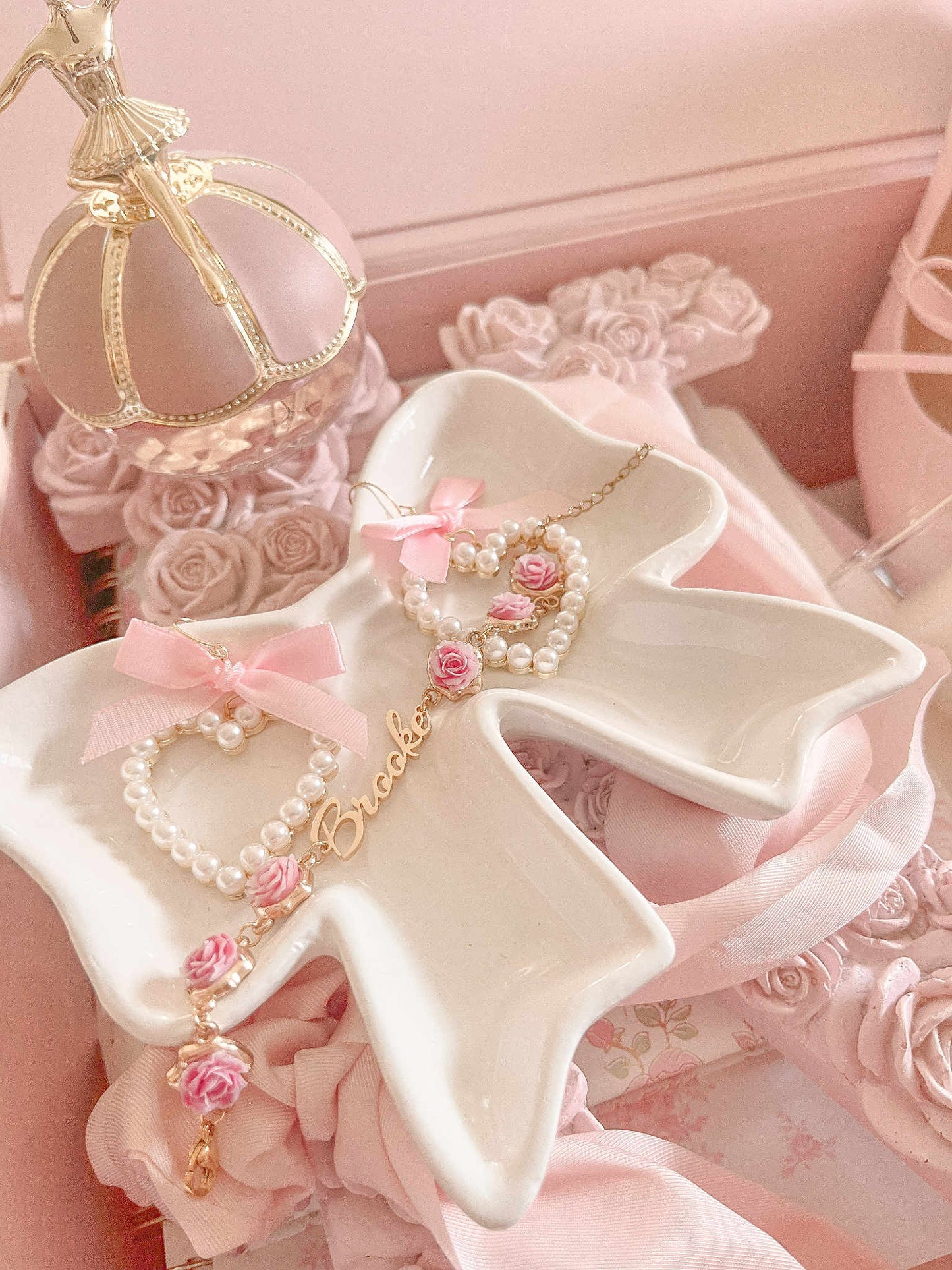 Personalized Rose Bracelet