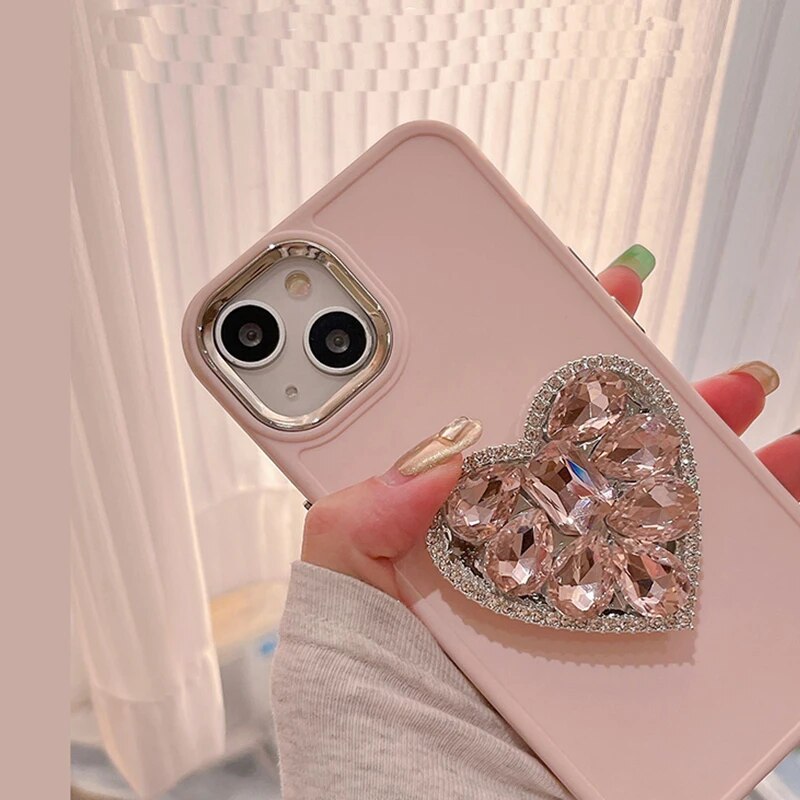 Crystal Heart Phone Case