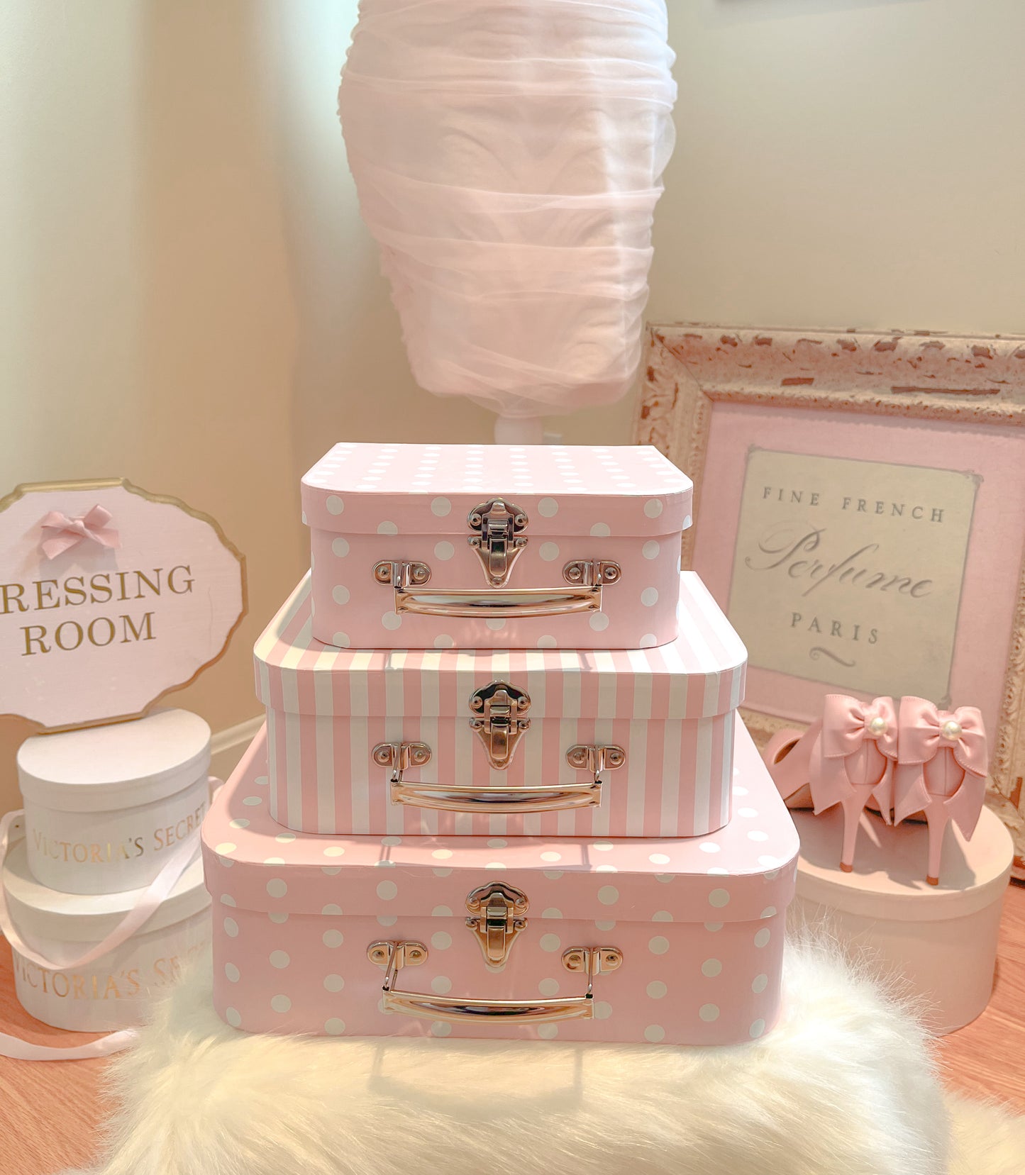Beauty Room Storage Set Vintage Chic