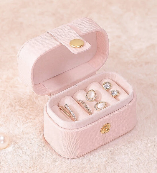Little Pink Wish Travel Jewelry Box