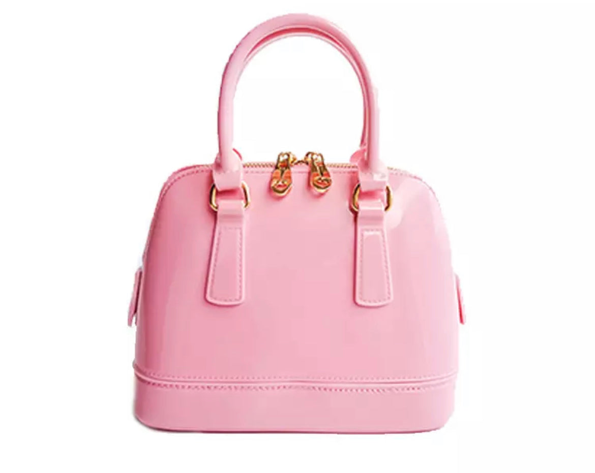 Patent Pink Purse