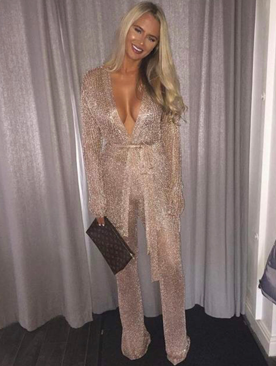 LUXE-- Sparkle Cardigan/Sweater Dress