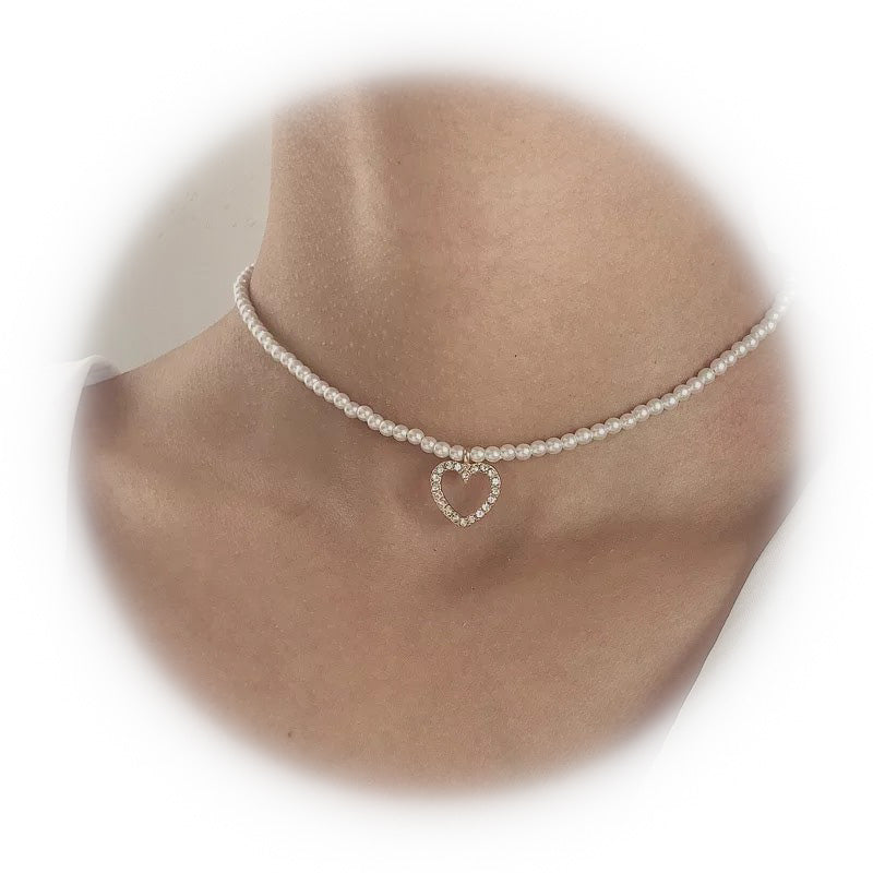 Pearl Heart Necklace