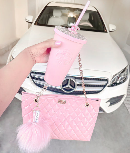 Sweet Princess Quilted Purse on Chain