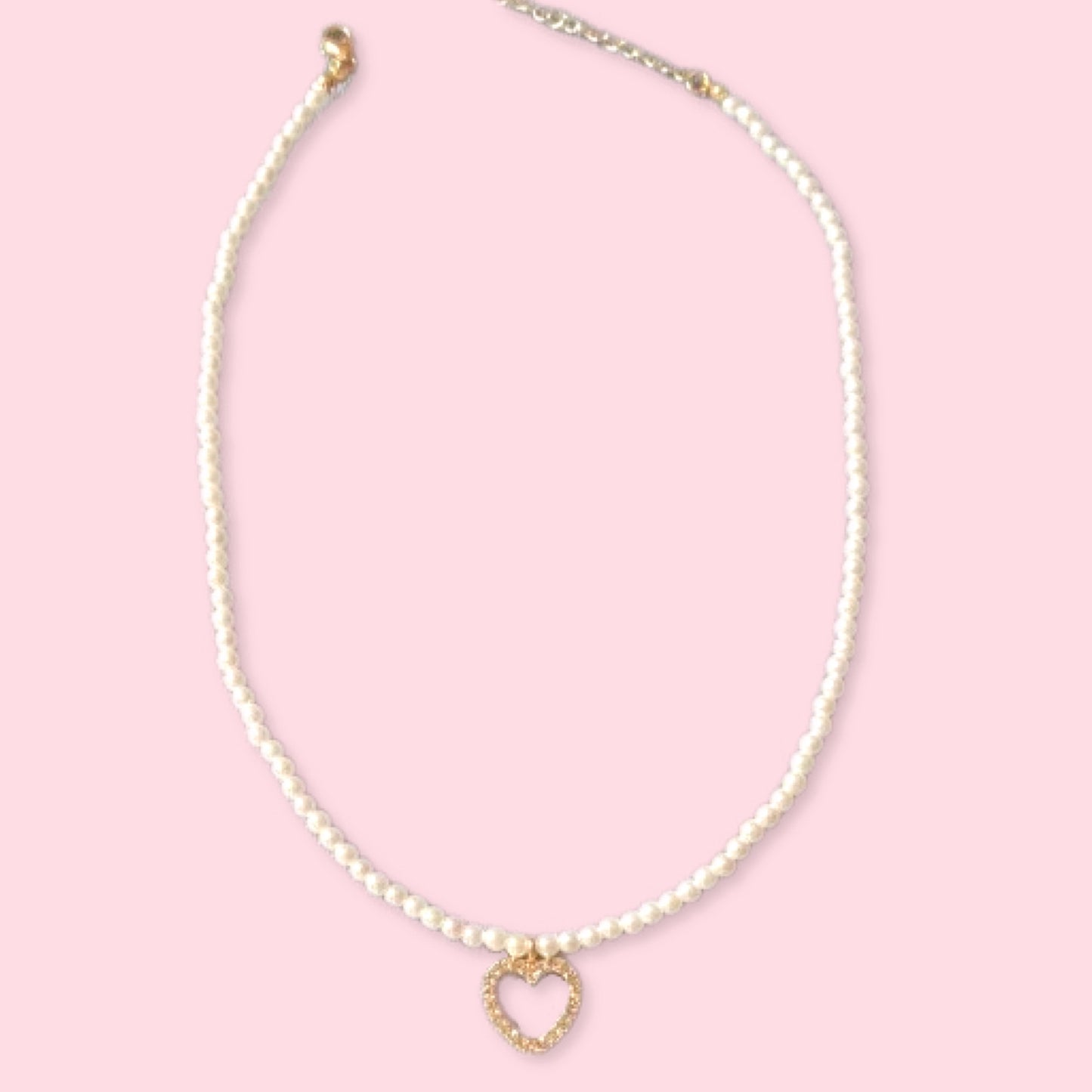 Pearl Heart Necklace