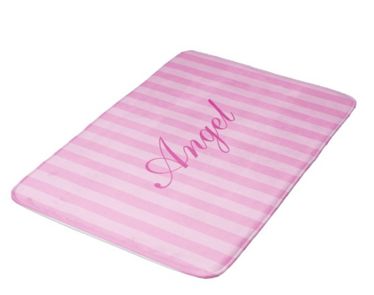 Angel Pink Stripe Rug