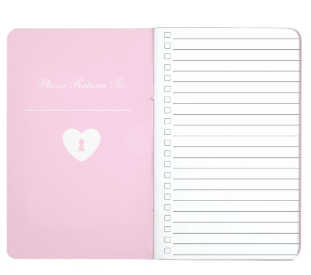Pink Wishlist Journal