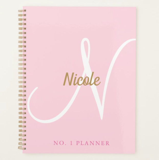No.1 Pink Planner Set (Personalized)