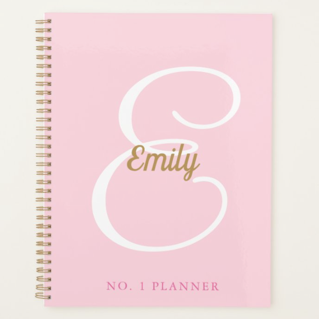 No.1 Pink Planner Set (Personalized)