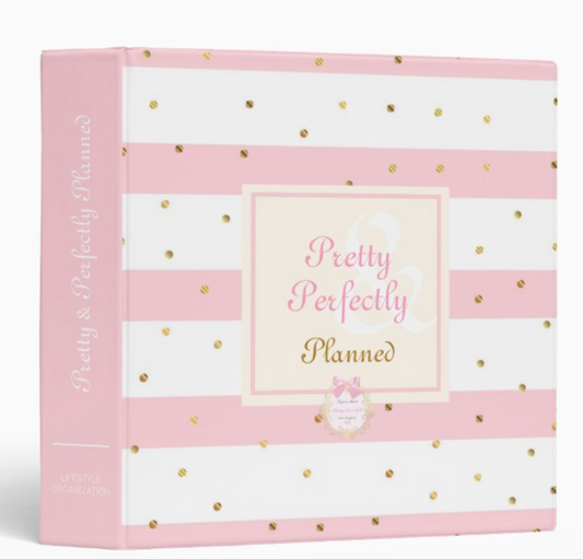 Pretty & Perfectly Planned Binder (Free Gift Incl.)