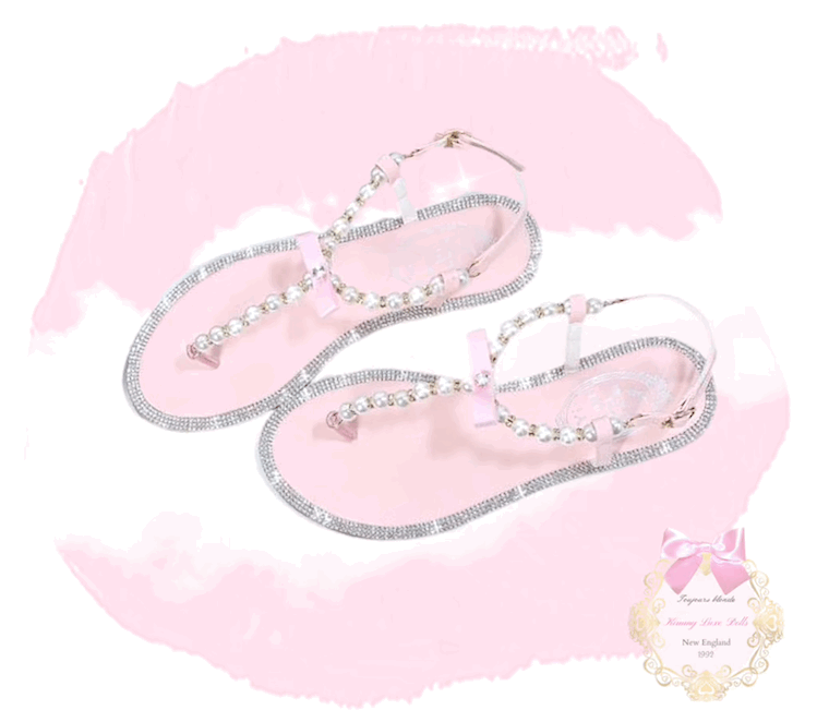 Diamonds & Pearls Luxe Sandals