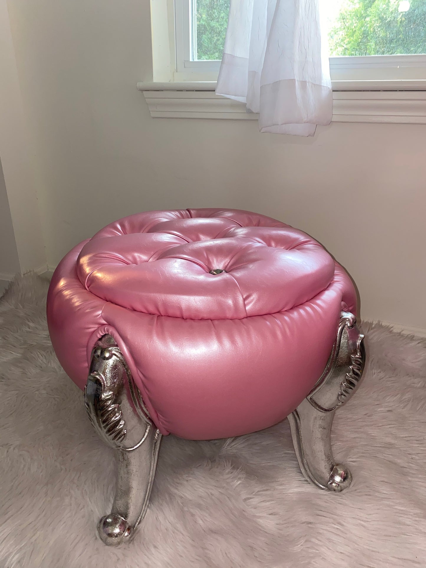 Pink Princess Sofa & Ottoman SET Ultra LUXE
