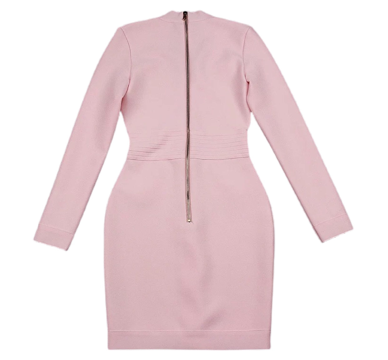 When In Paris Pink Bandage Dress