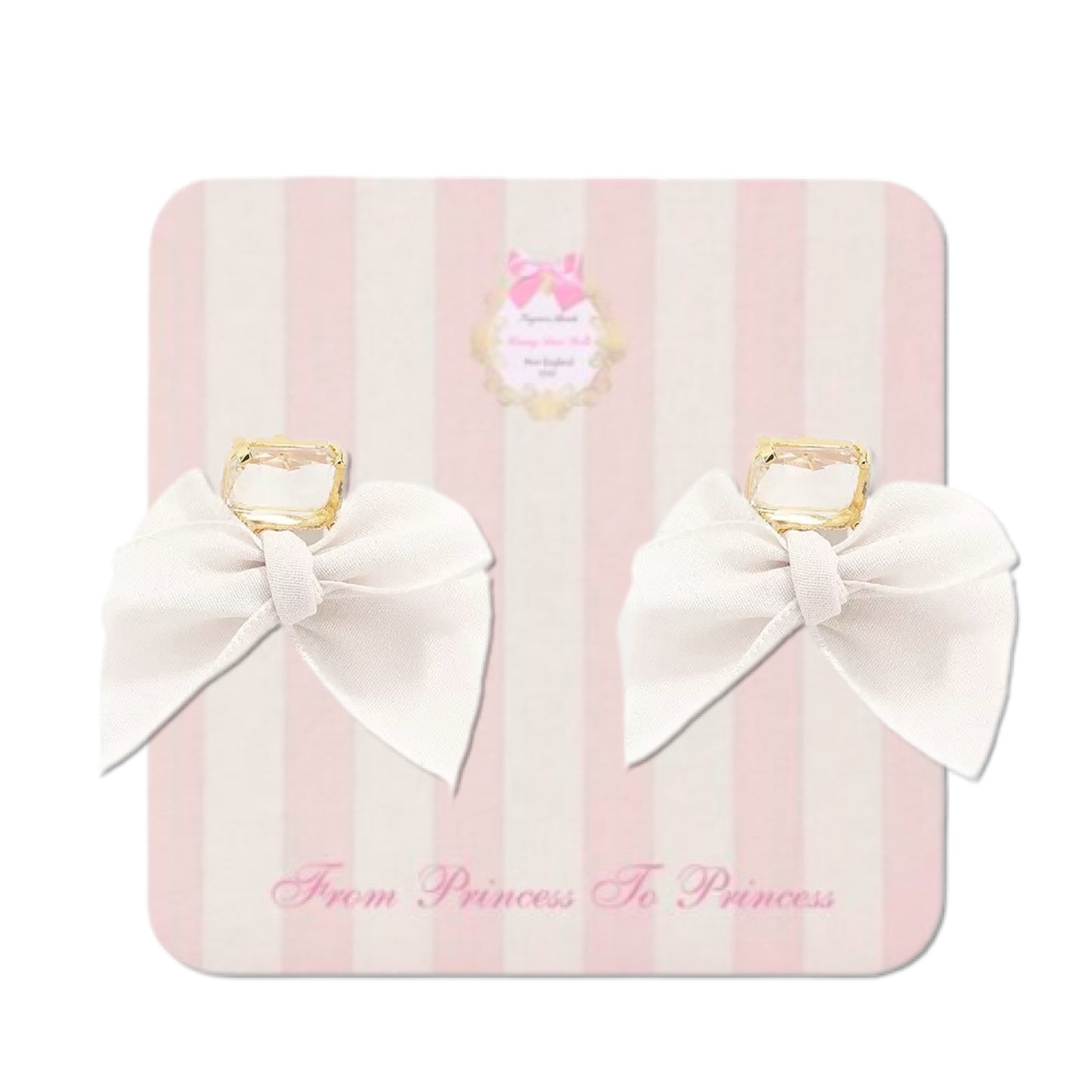 Romance Bow Earrings (color options)