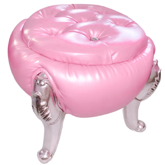 Pink Princess ottoman