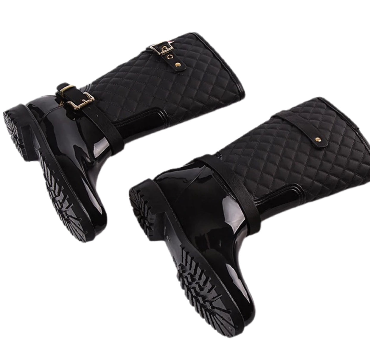 Oberlin Luxe Quilted Rain Boots