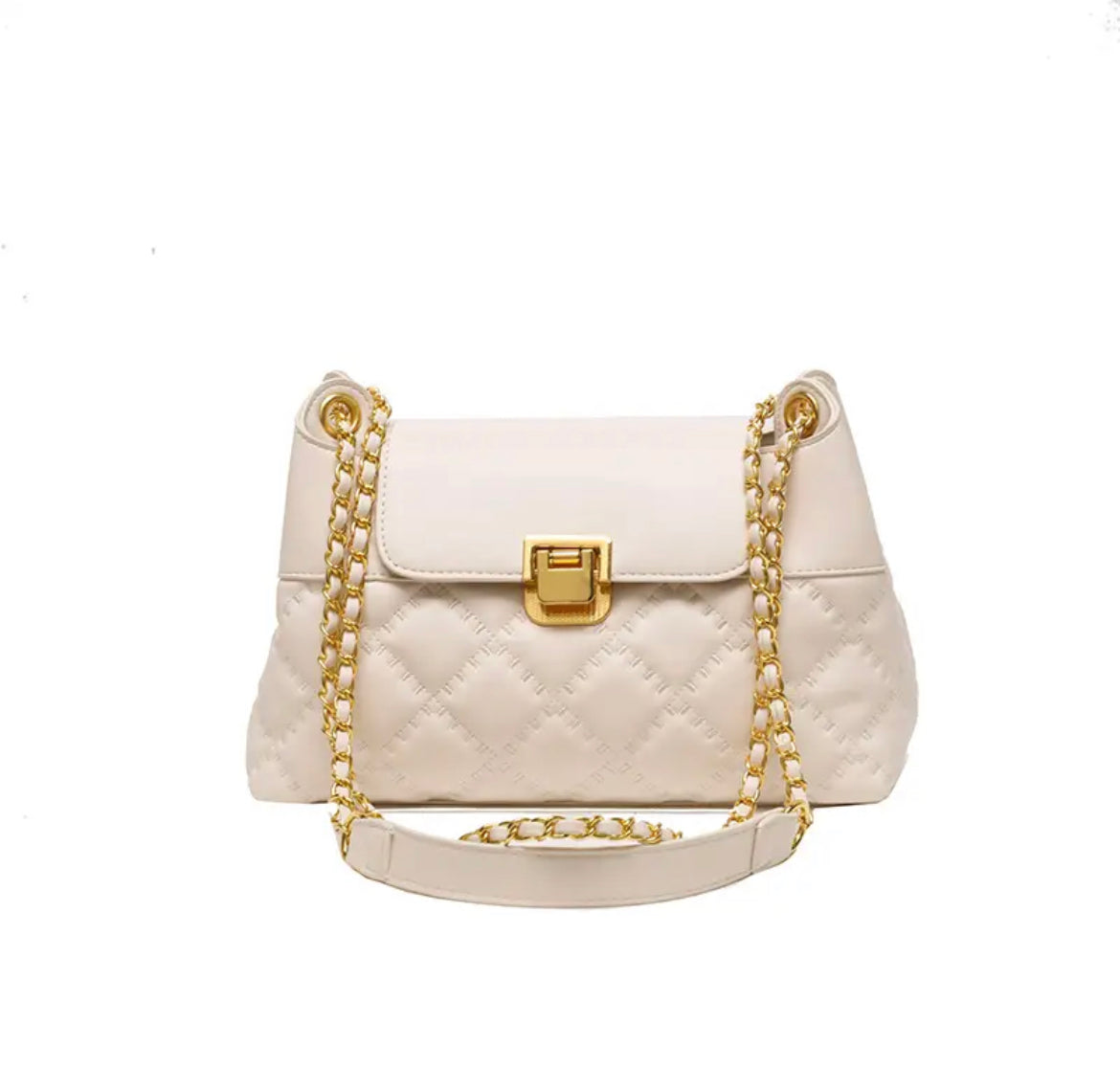 Creme Purse on Chain