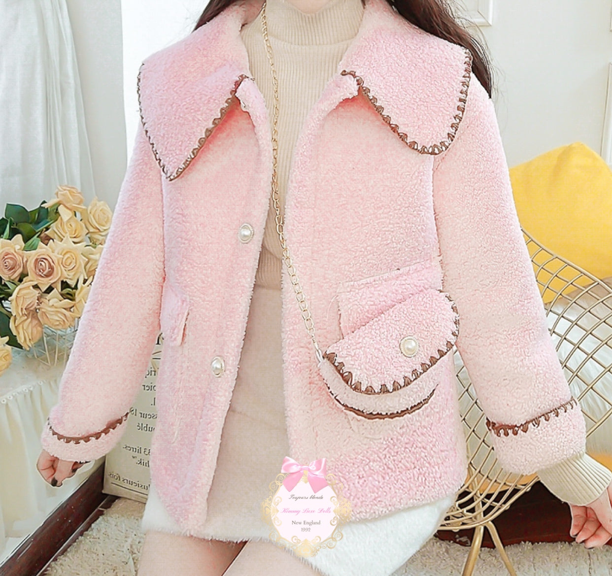 Cozy Cuteness Coat & Purse Set