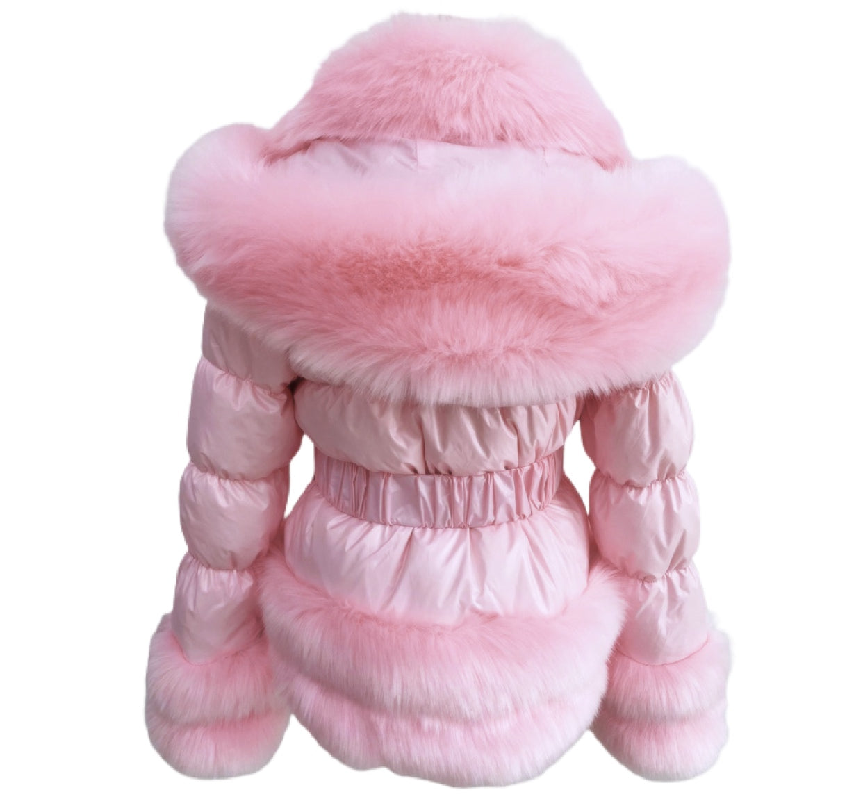 Marybelle Pink Winter Puff Coat