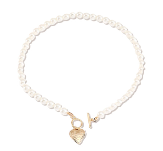 Rosalie Pearl Necklace/Locket