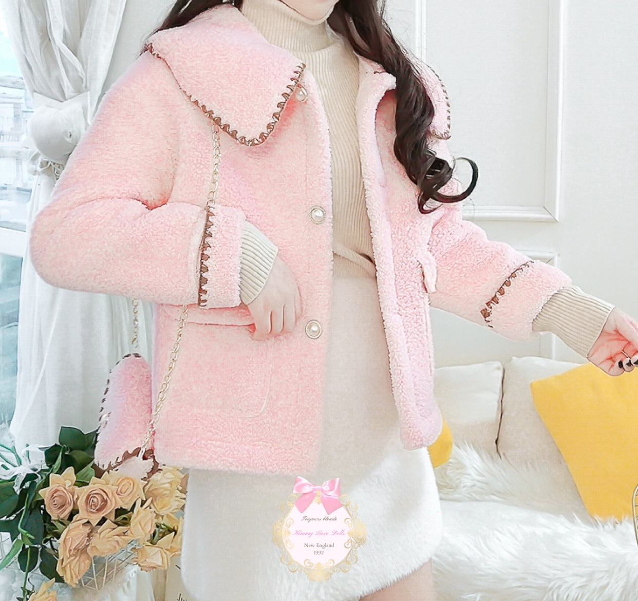 Cozy Cuteness Coat & Purse Set