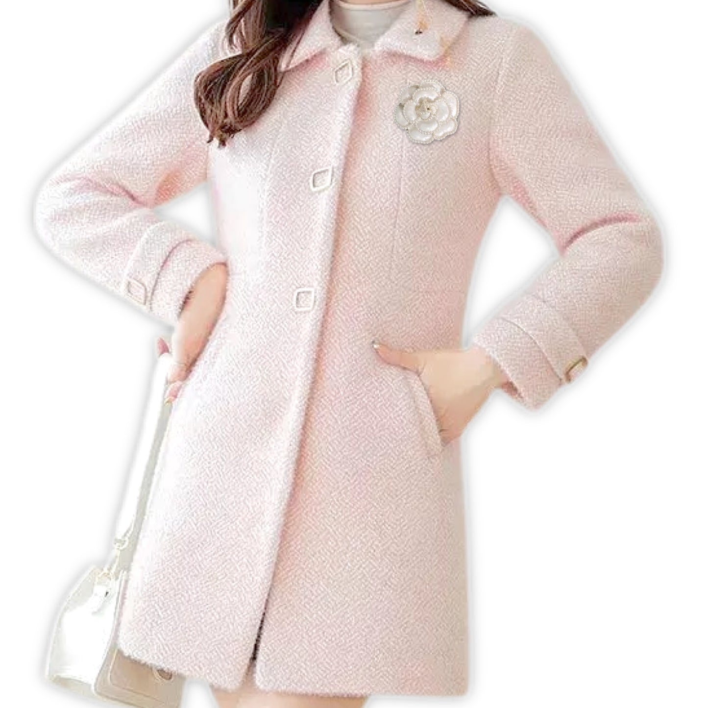 Camellia Brooch (color options)