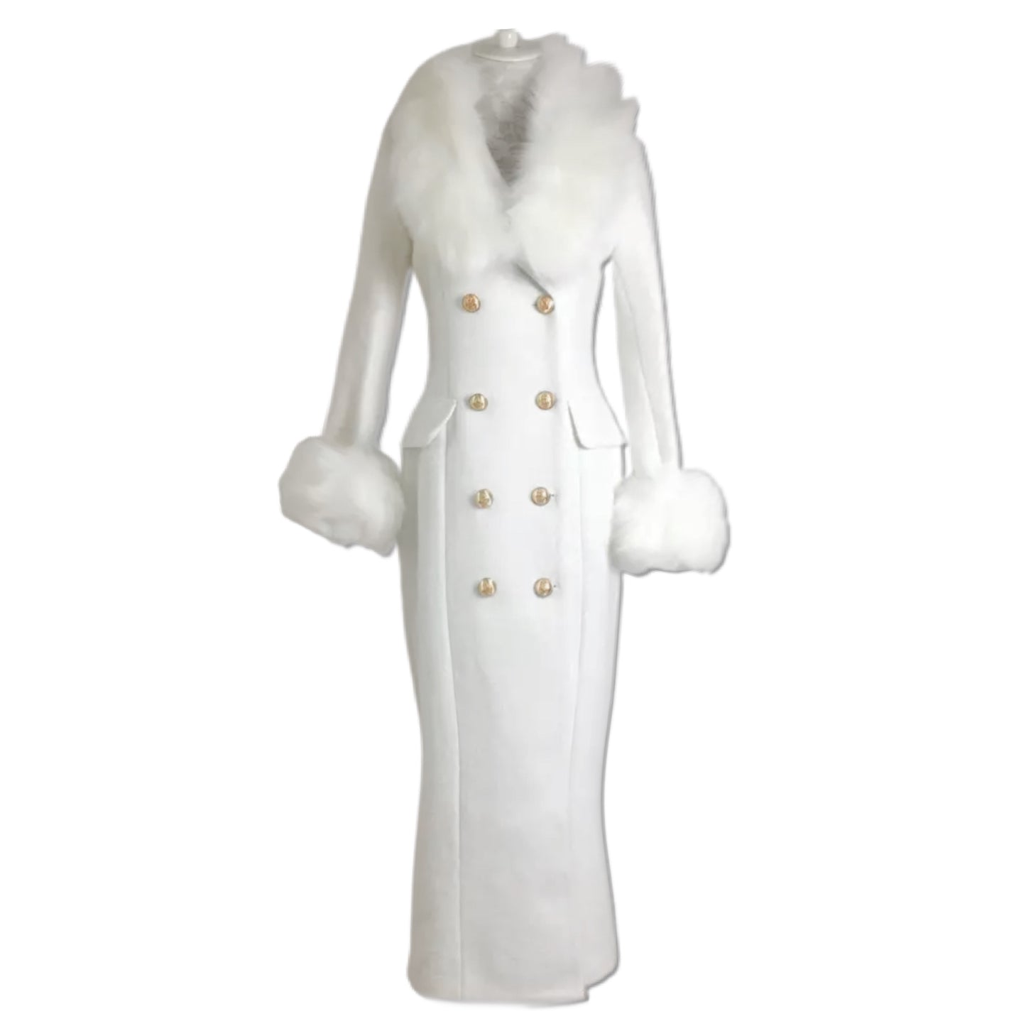 Bonjour Je Suis Fabuleux Coat - White