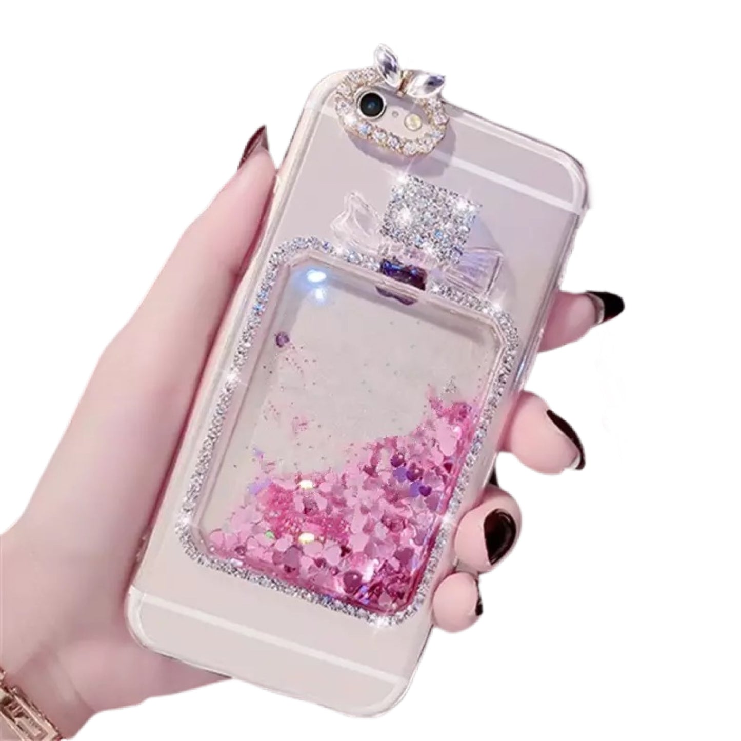 Perfume Pink Sparkle iPhone case