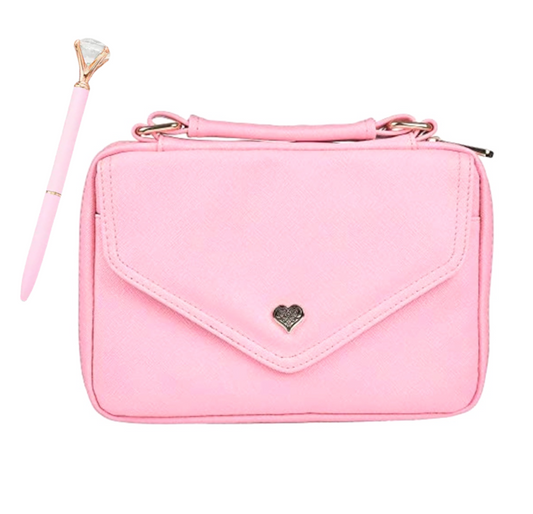 Pink Bible Cover and Pen Set