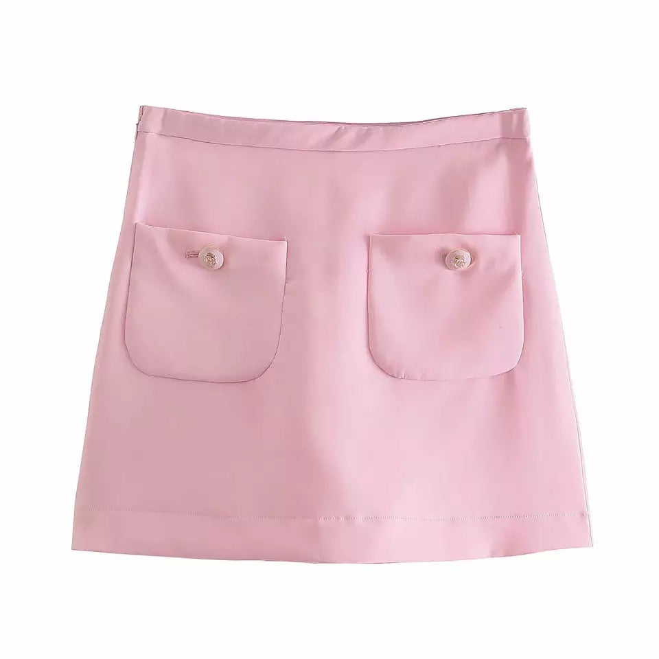 Pretty Woman In Pink Blazer Set