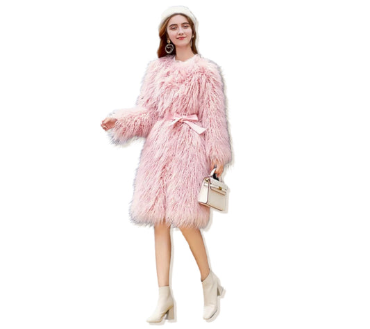 Beautifully Chic Faux Fur Coat