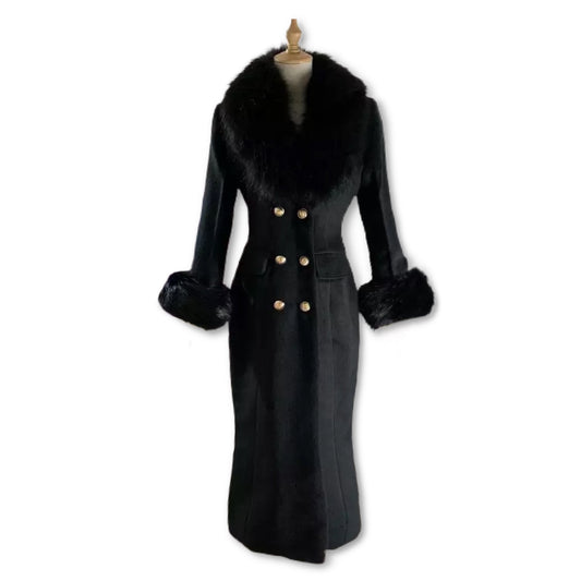 Bonjour Je Suis Fabuleux Coat - Black