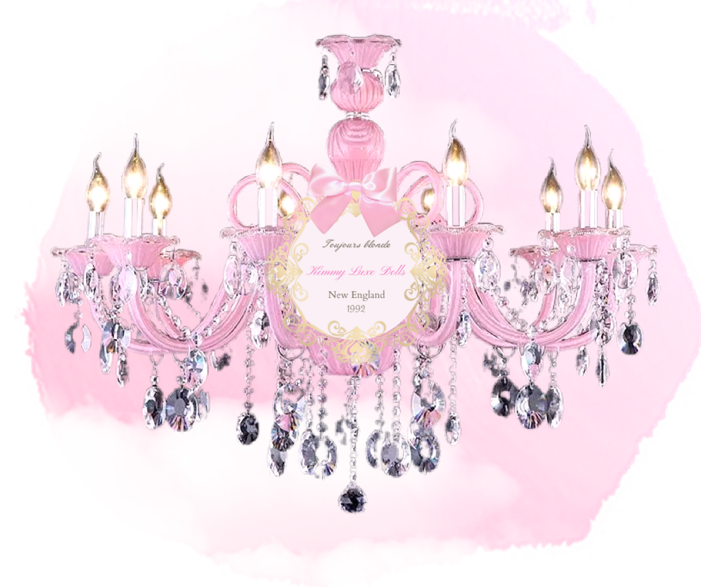 Diamond Fairytale Pink Chandelier Ultra LUXE