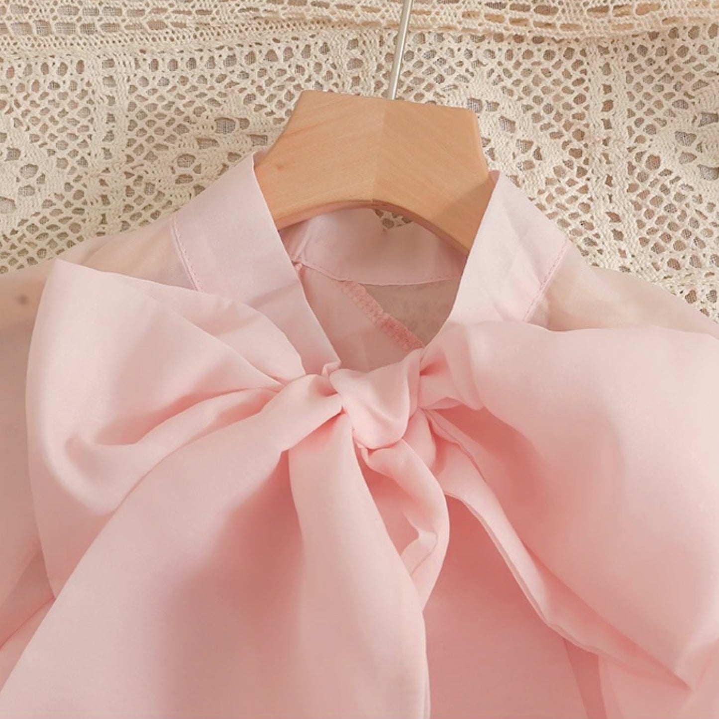 Pink Ruffled Blouse