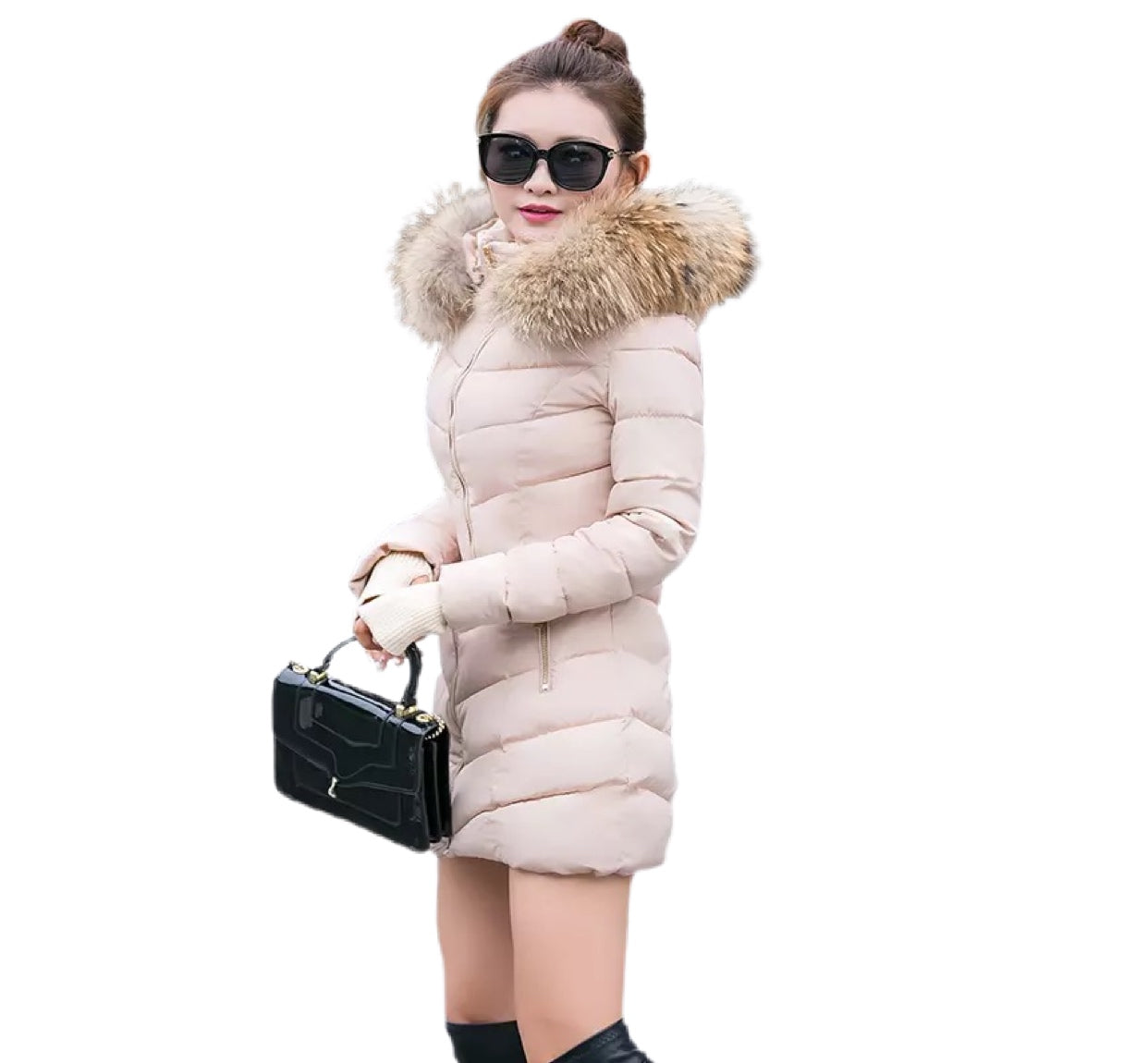Leigh Luxe Winter Coat - Creme