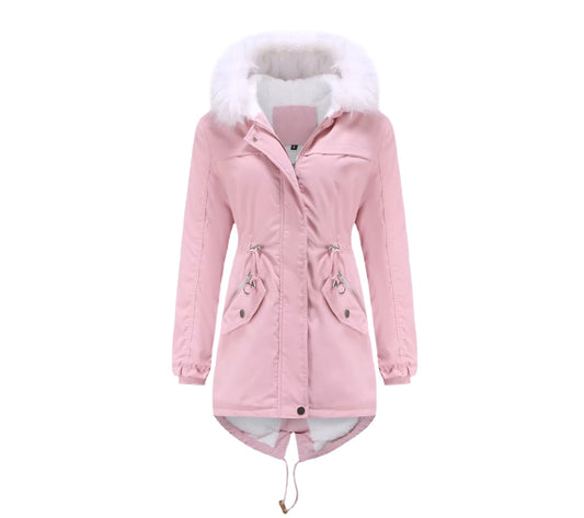 Carly Pink Winter Coat