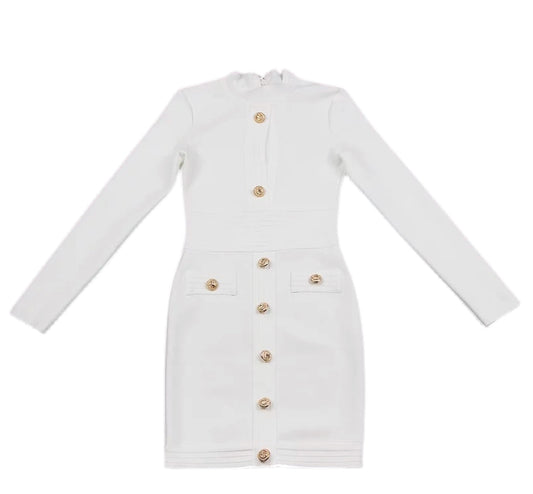 Miss Dressed White Bandage Dress