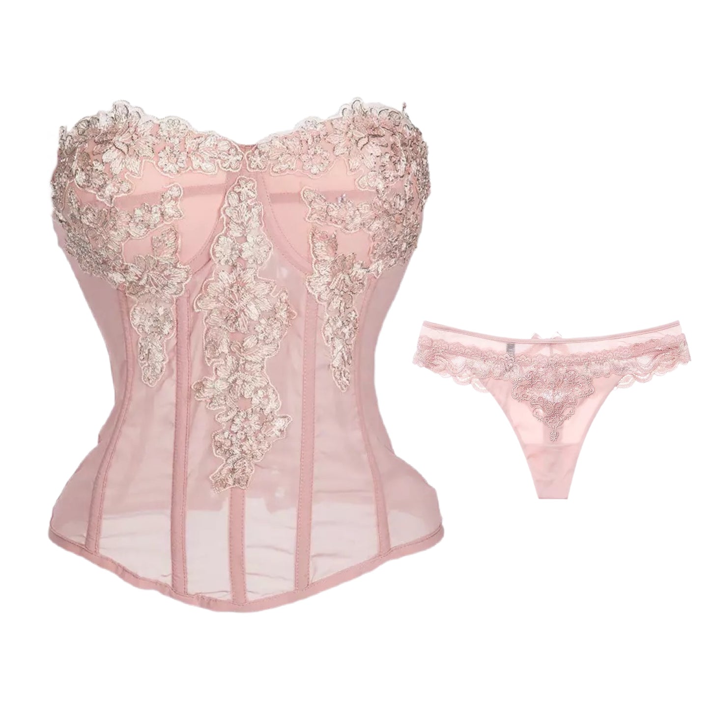 Antoinette Cake Corset (two piece set)