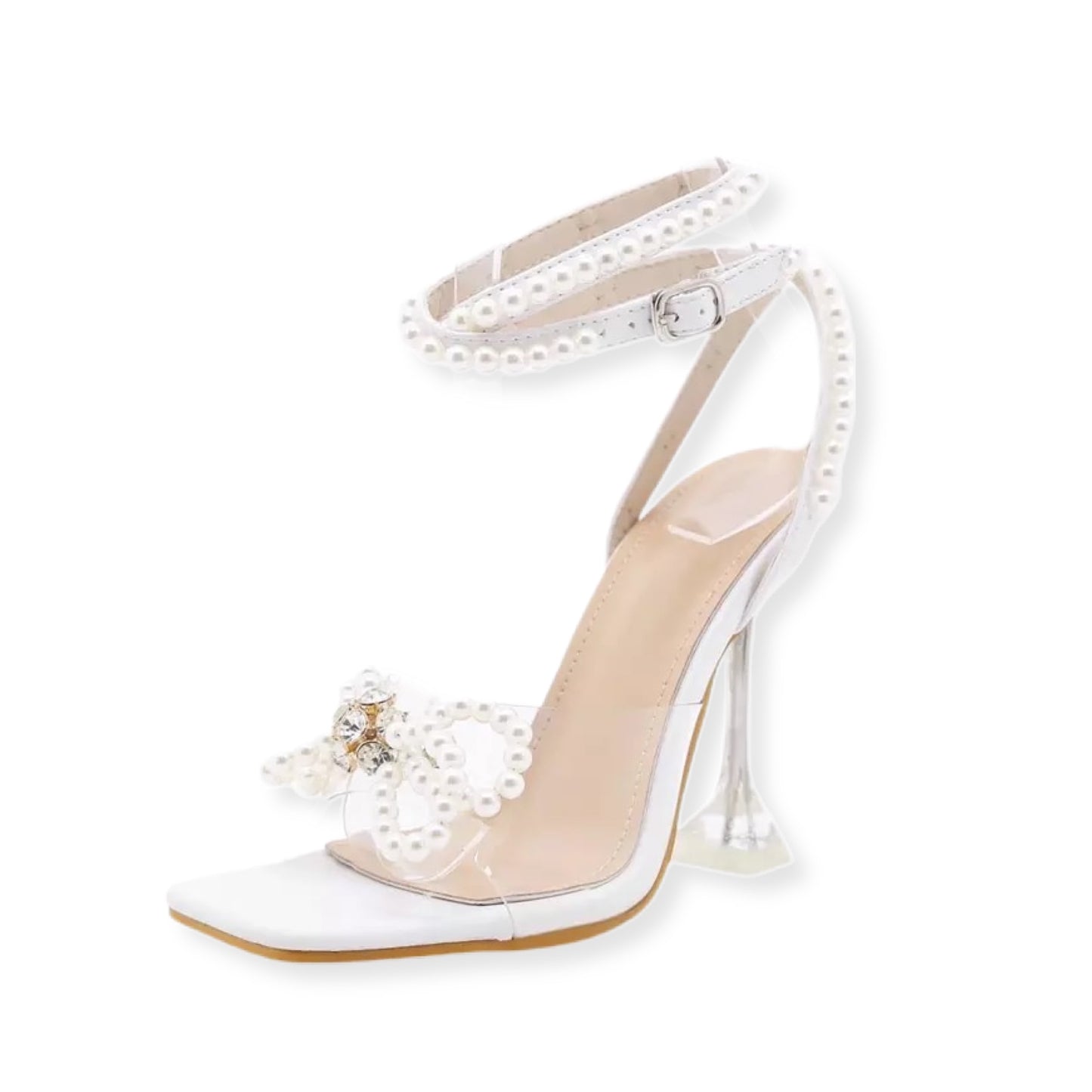 Wrapped in Pearls Heels