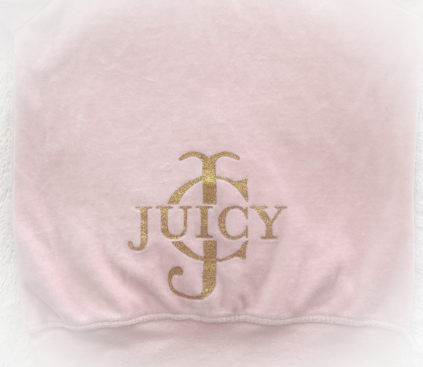Baby Pink Juicy Hoodie Size 6 kids  - Pre-loved
