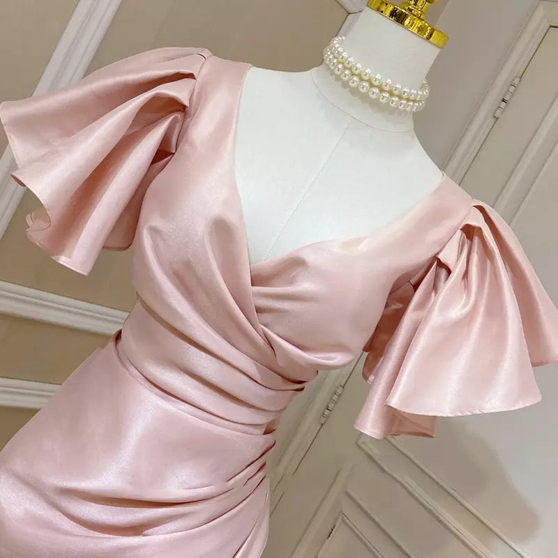 Belleza Dress - Blush Pink